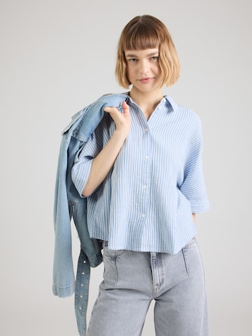 Camicia da donna di s.Oliver in blu: frontale