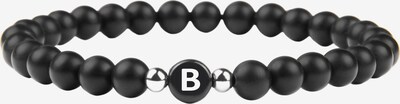 GOOD.designs Armband 'Buchstabenperlen B' in schwarz, Produktansicht