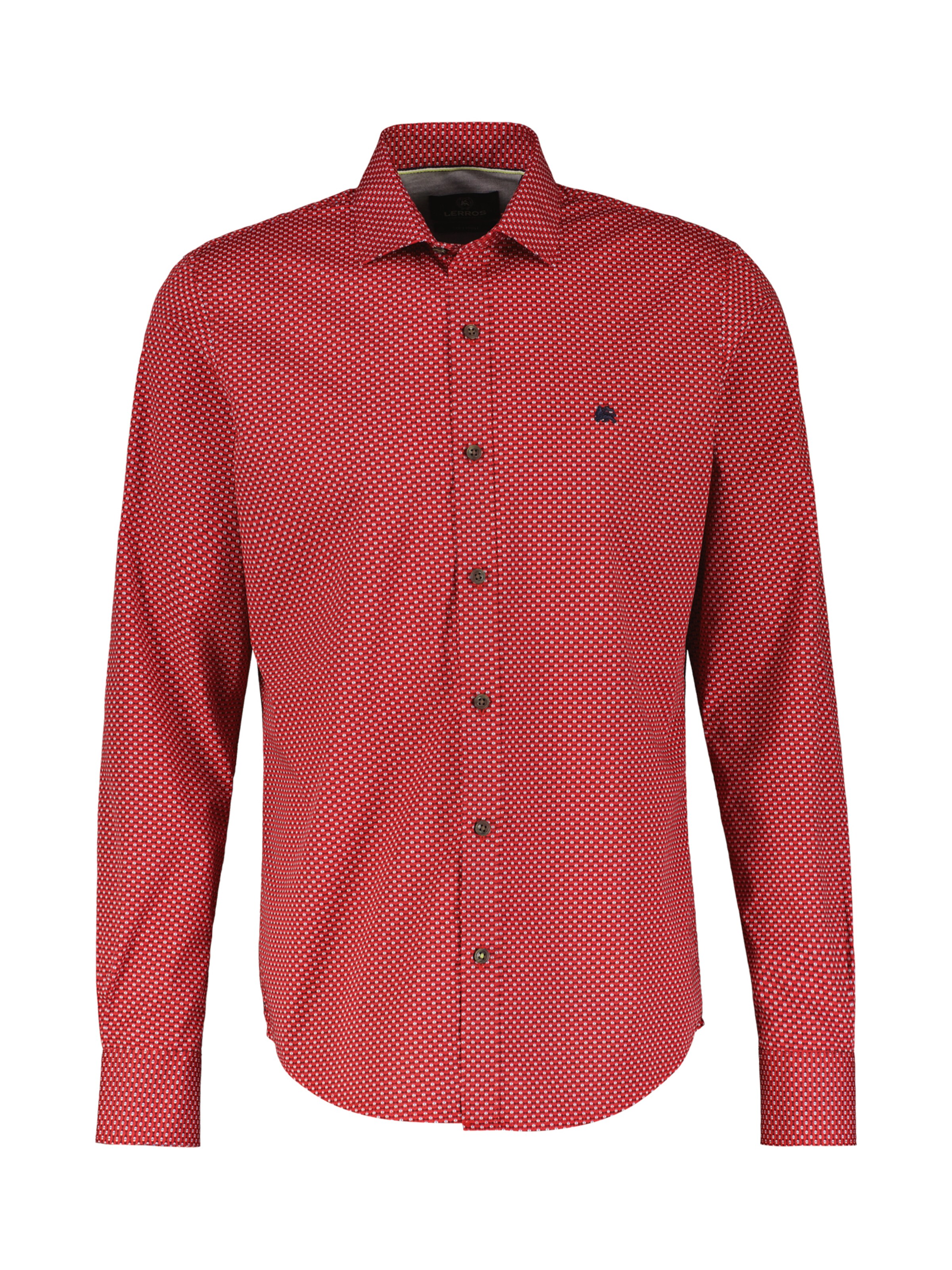 LERROS Regular Fit Hemd in Rot: Vorderseite