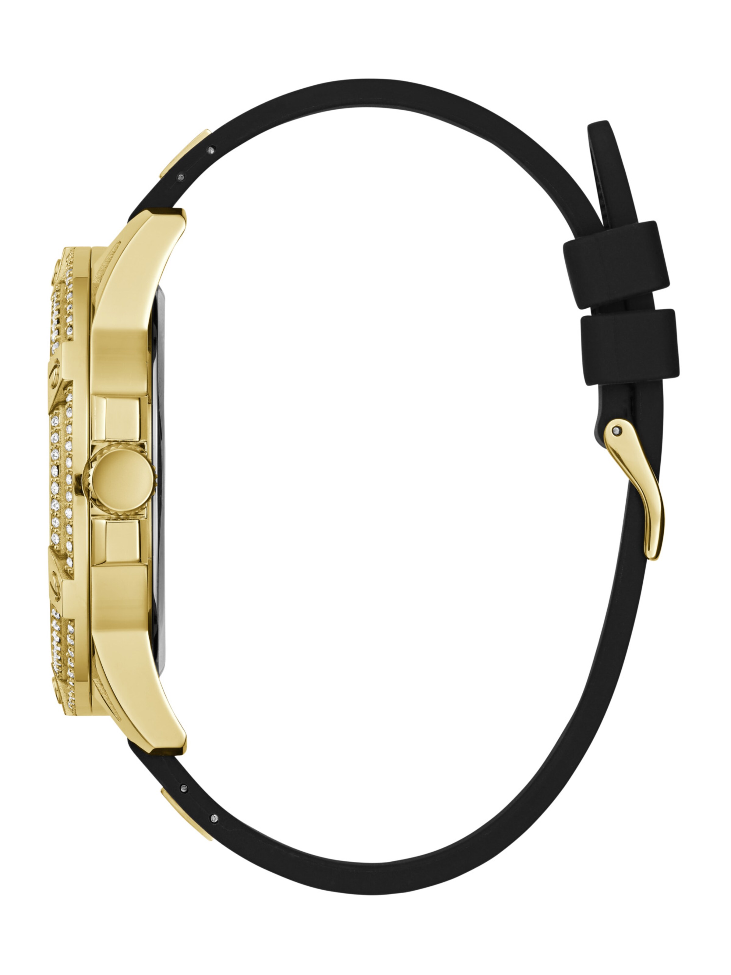 GUESS Analoog horloge 'King' in Zwart