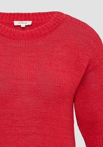 s.Oliver Strickpullover in Rot