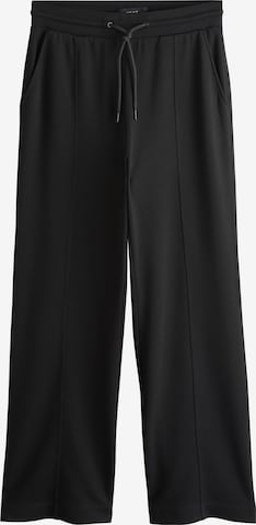NextWide Leg/ Široke nogavice Hlače - crna boja: prednji dio