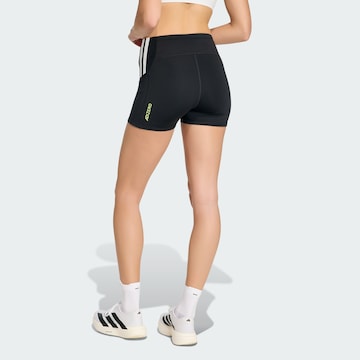 ADIDAS PERFORMANCE Skinny Športne hlače 'Adizero' | črna barva
