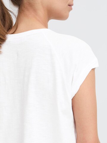 PULZ Jeans T-Shirt ' PZViktoria' in Weiß