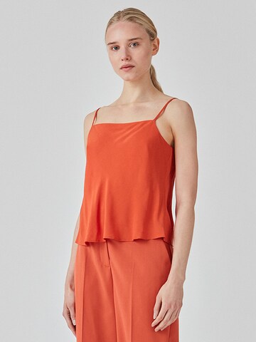 modström Top in Orange: Vorderseite