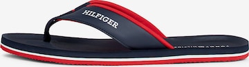 TOMMY HILFIGER Teenslippers in Blauw: voorkant