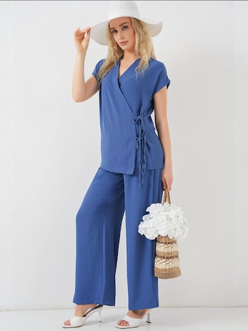 Bigdart - Calças de fato em azul