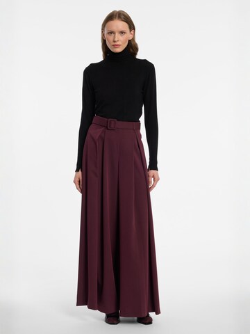Ana Alcazar Regular Trousers 'Enophys' in Purple