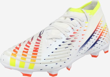 ADIDAS PERFORMANCE Soccer Cleats 'PREDATOR EDGE.2' in White: front