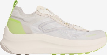 Baskets basses Calvin Klein en beige : devant