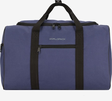 Borsa weekend di Worldpack in blu: frontale