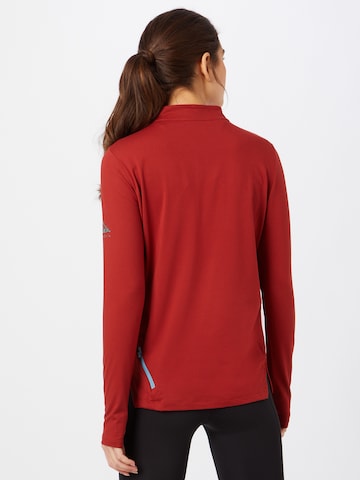 sarkans NIKE Sporta krekls 'Element Trail'
