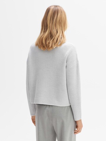 OPUS Sweter 'Peis' w kolorze szary