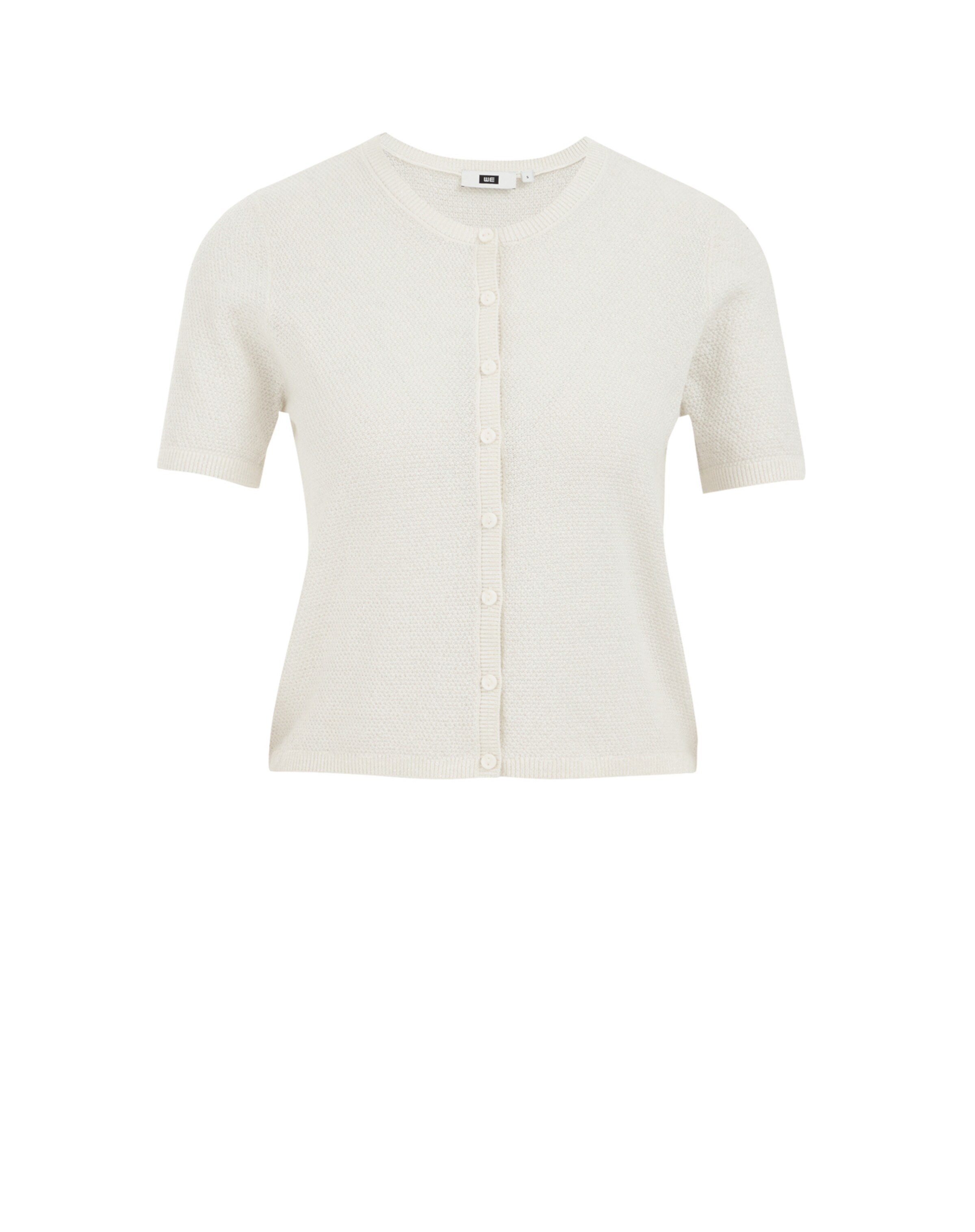 balts WE Fashion Adīta jaka: no priekšpuses