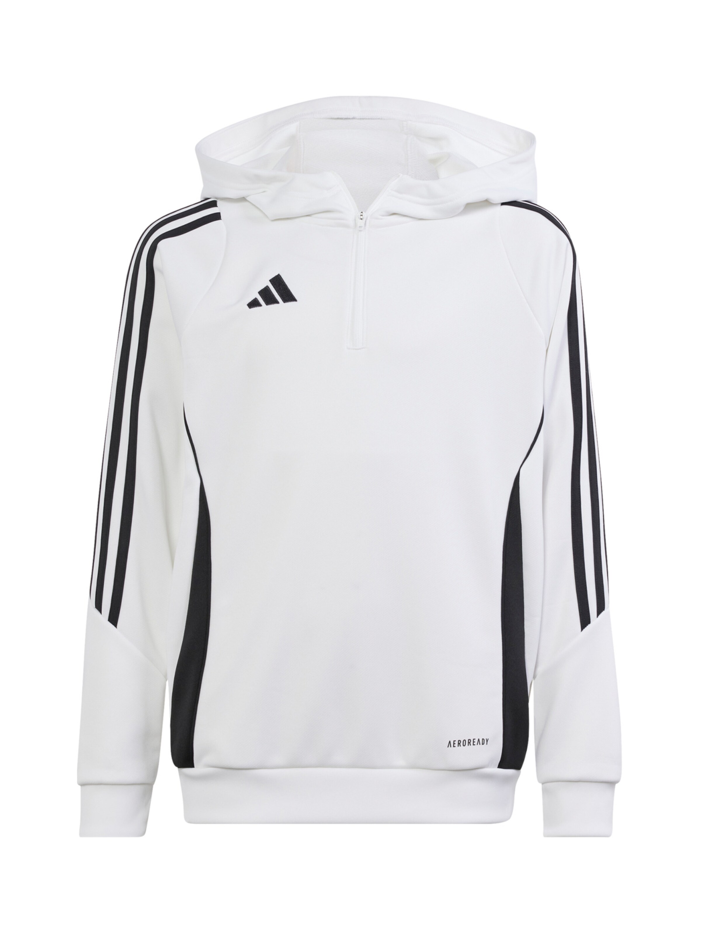 ADIDAS PERFORMANCE Sportsweatshirt 'Tiro 24' in Weiß: Vorderseite