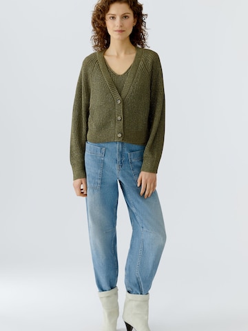 OUI Knit Cardigan in Green