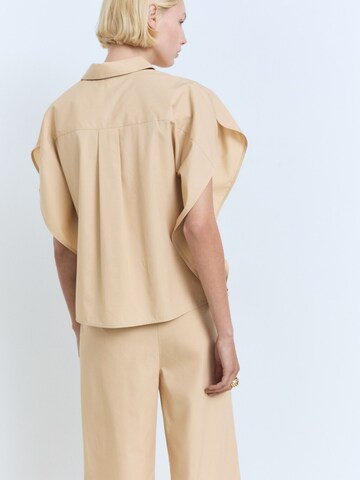 MANGO Blouse 'TOMY-H' in Brown