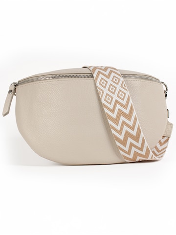 lePelou Gürteltasche 'THEA large'‌‌‌‌‌‌‌‌ in Beige: Vorderseite