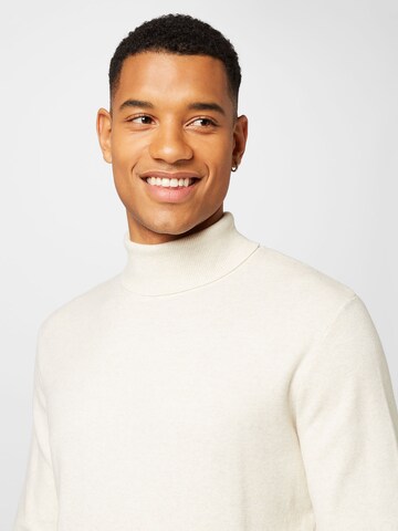 TOM TAILOR DENIM Sweater in Beige