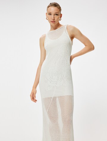 Koton Knitted dress in White