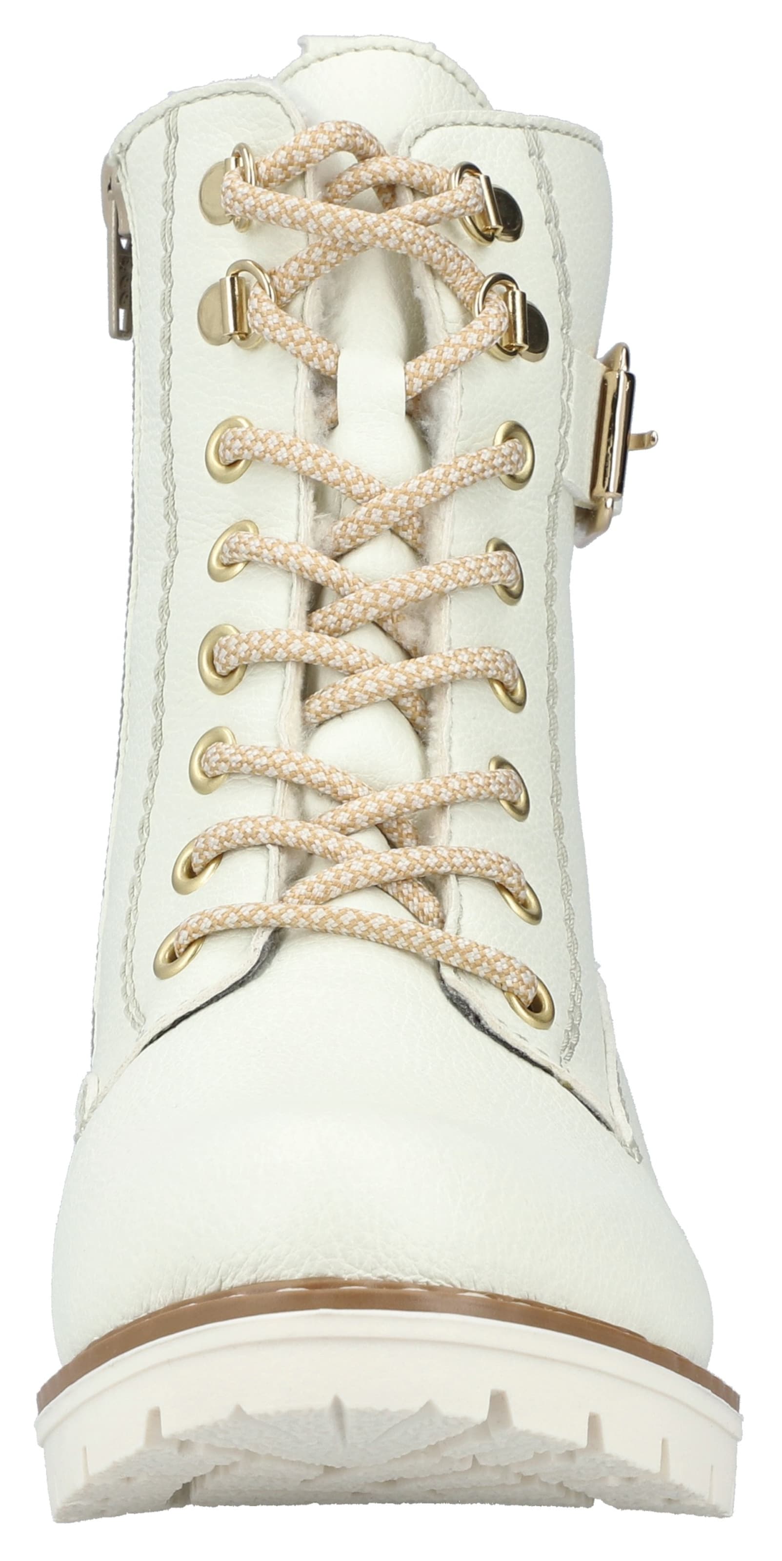Bottines à lacets Rieker en blanc