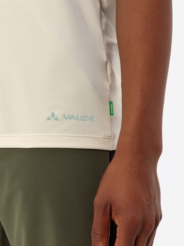 VAUDE Performance shirt 'Gleann' in Beige