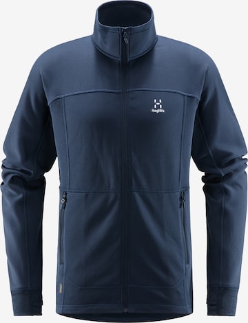 Haglöfs Athletic Fleece Jacket 'Betula' in Blue: front