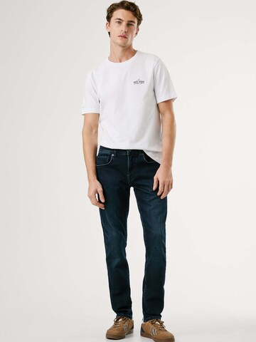 Pepe Jeans Slimfit Jeans 'Track' in Blauw