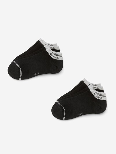 Marc O'Polo Bodywear Sneakersocken in grau / schwarz, Produktansicht