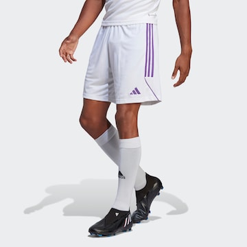 Regular Pantalon de sport 'Tiro 23 League' ADIDAS PERFORMANCE en blanc : devant