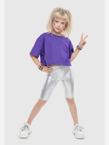 Denokids Skinny Leggings ' Above Knee ' in Grey: front