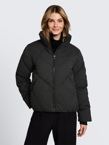 TOM TAILOR Winter jacket in Black: front