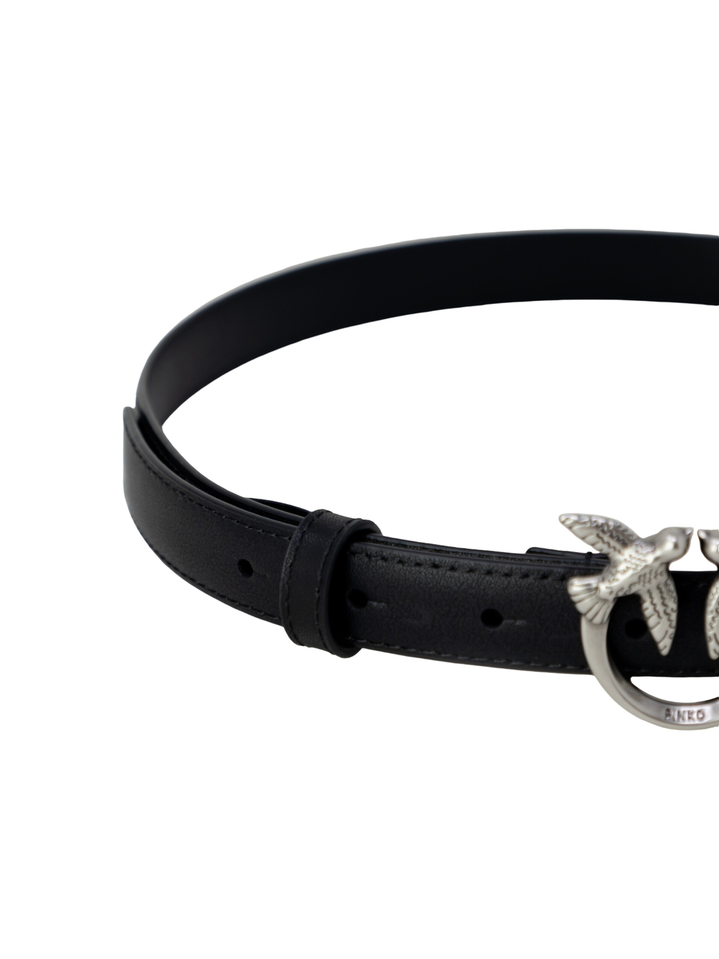 PINKO - Cinturón 'LOVE BERRY' en plata