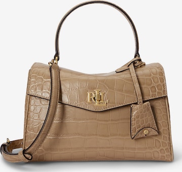 Lauren Ralph Lauren - Bolso de mano 'Farrah' en marrón: frente
