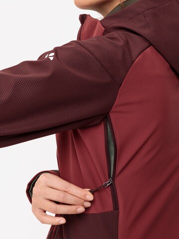 VAUDE Outdoorjas 'W All Year Elope SFT J' in Rood