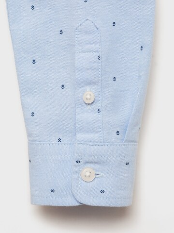 MANGO KIDS Regular Fit Skjorte 'OXFORDP' i blå