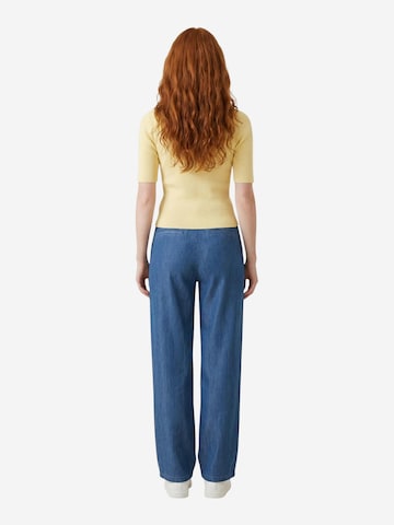 Pullover 'Jdynanna S/S Short Zip Cardigan Knt 15359372' di Jaqueline de Yong in giallo