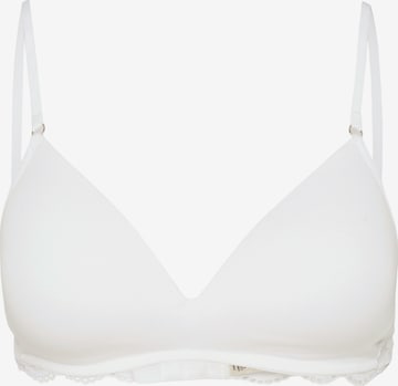 Lindex T-shirt Bra 'Iris' in White: front