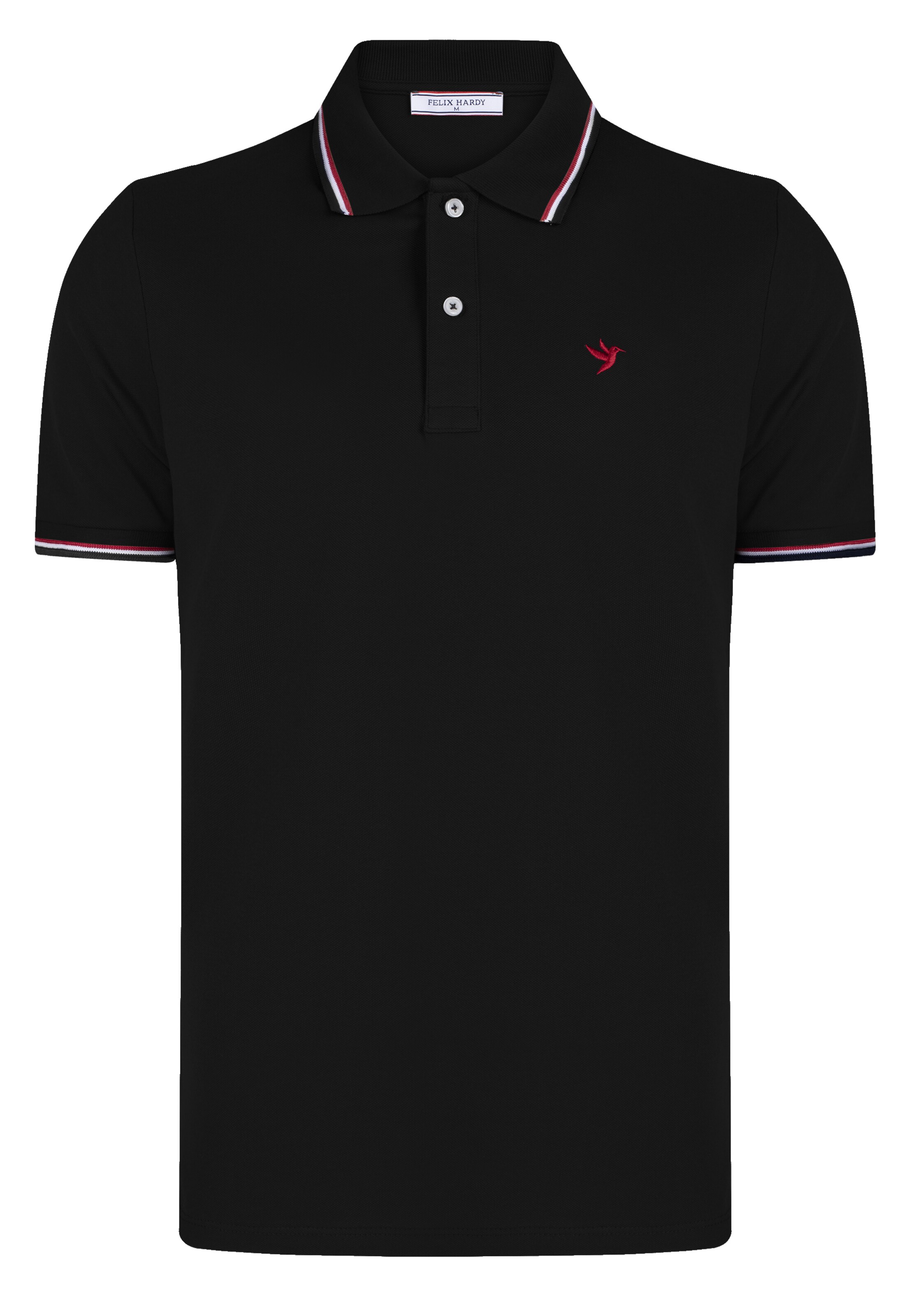 melns Felix Hardy T-Krekls: no priekšpuses