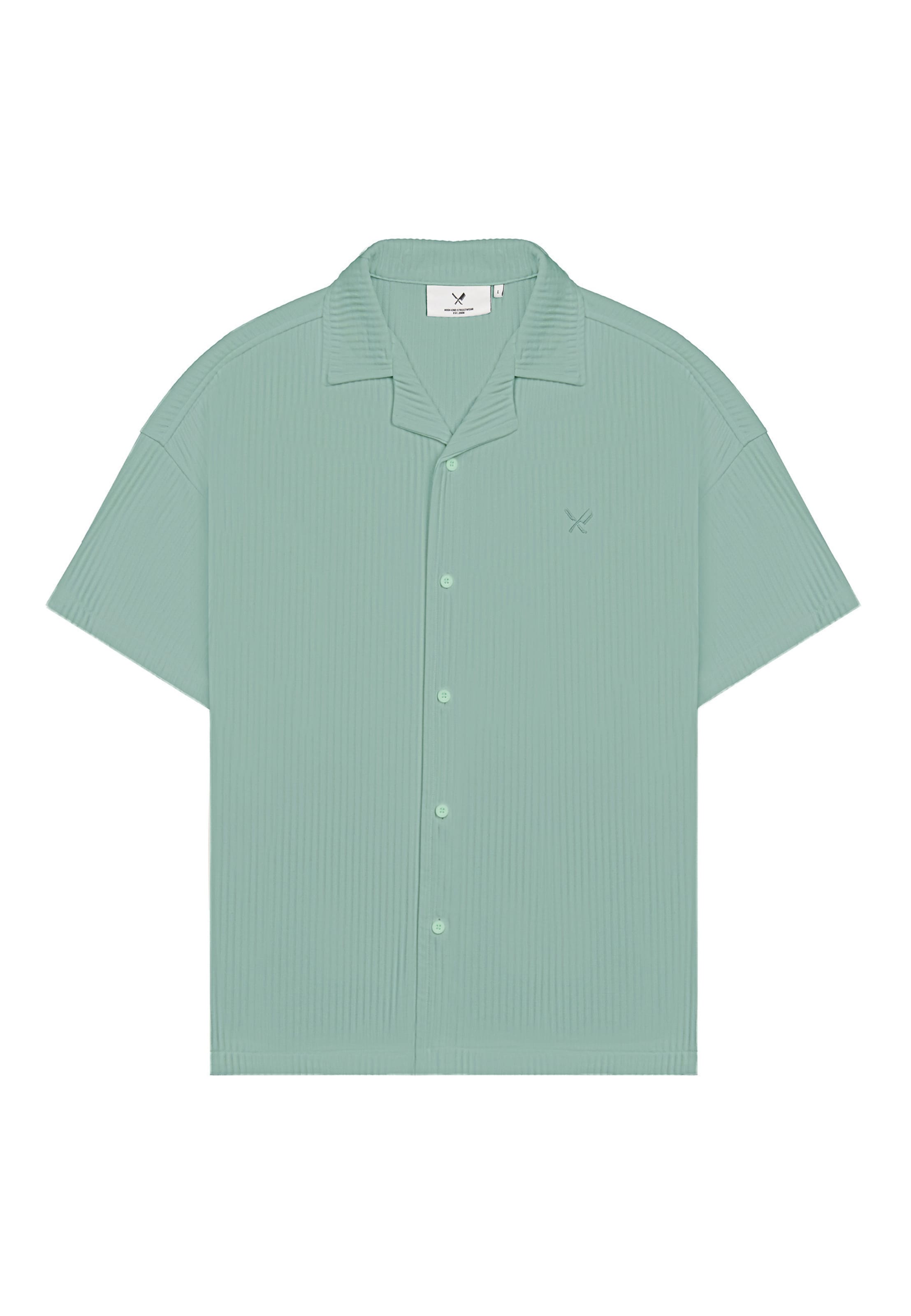 Distorted People Shirt in Green: front