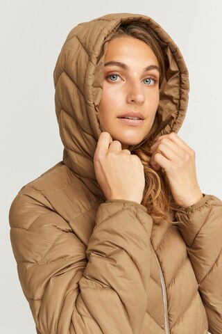 Fransa Winter Coat in Brown