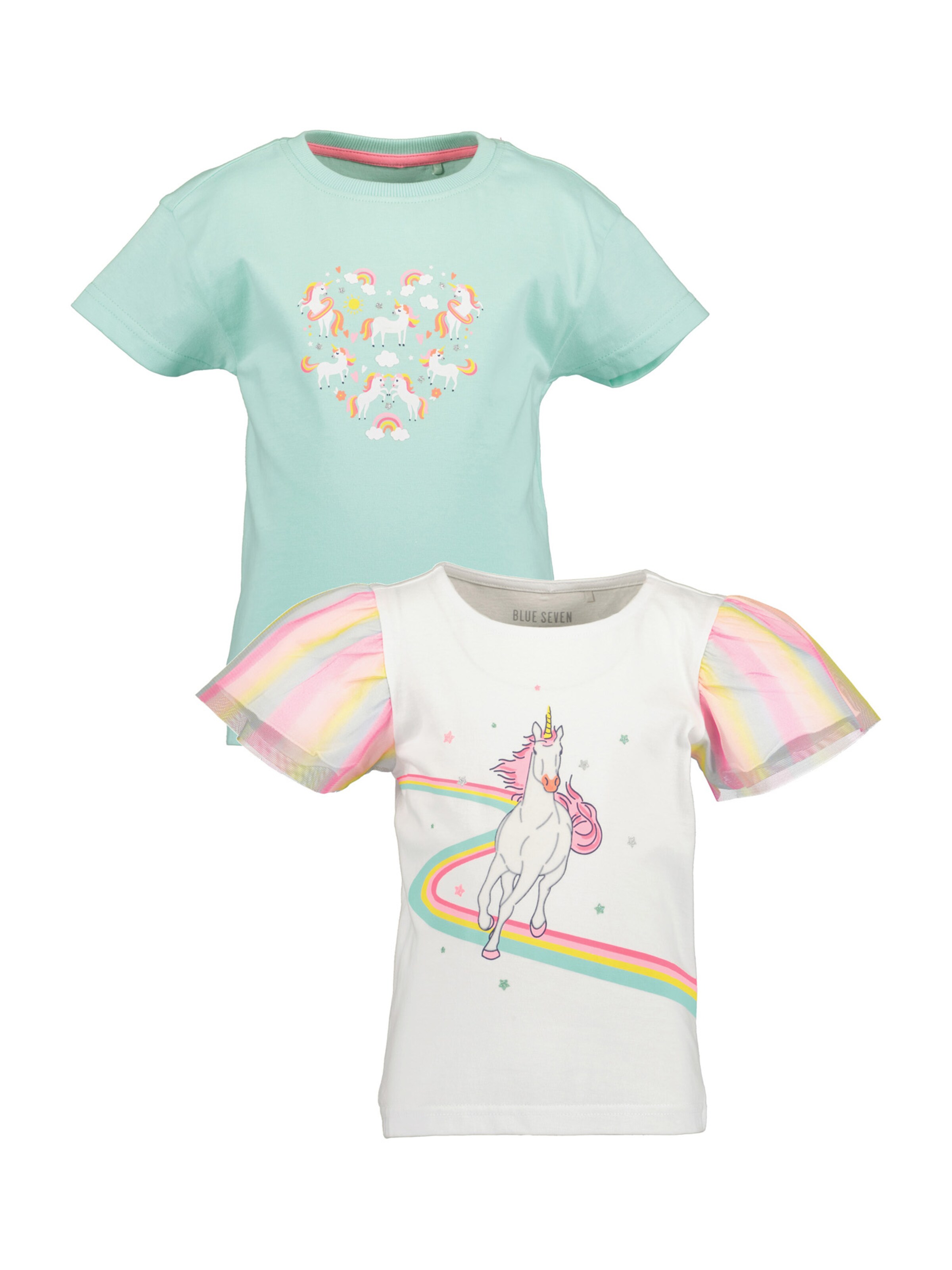 BLUE SEVEN Majica | zelena barva: sprednja stran