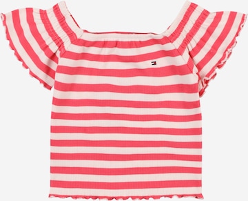 TOMMY HILFIGER Tričko – pink: přední strana