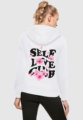Mister Tee Sweatshirt 'Self Love Club' in White: front