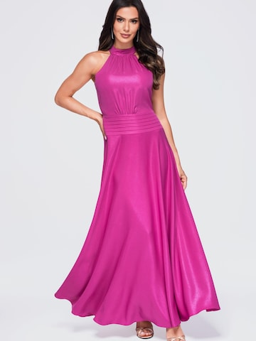 Ombre Společenské šaty – pink: přední strana