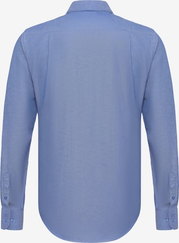 DENIM CULTURE Slim Fit Skjorte ' BRADLEY ' i blå