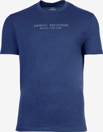 ARMANI EXCHANGE Tričko – modrá: přední strana