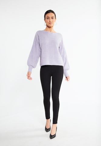 faina - Pullover em roxo