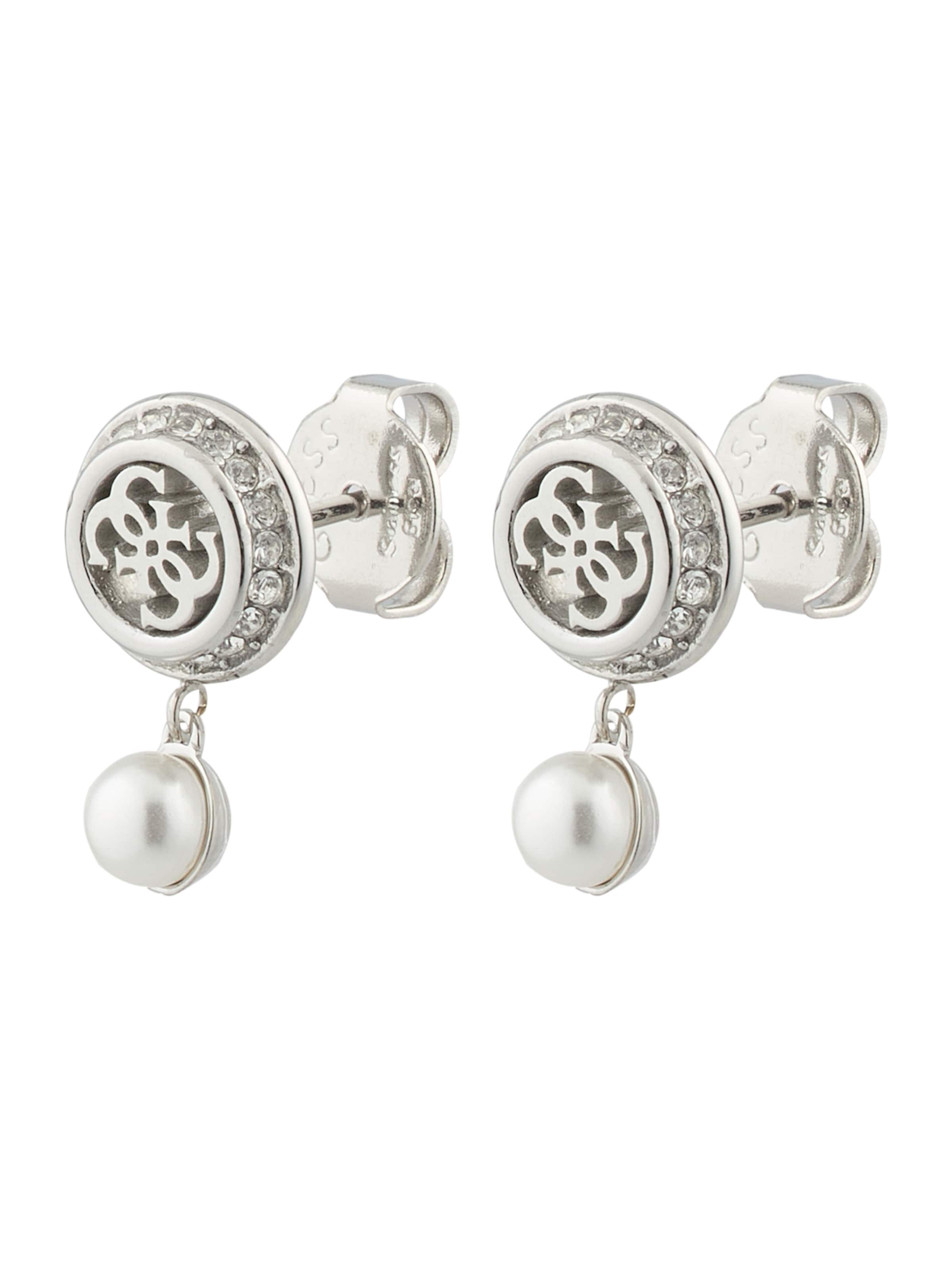 GUESS Серьги в Серебристый: спереди