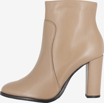 faina Ankle Boots in Beige: front